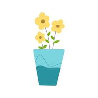 bloemen in pot vector