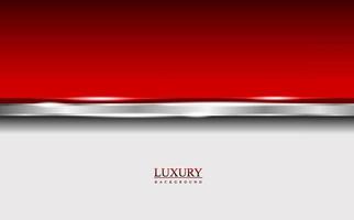 luxe metalen elegant glimmend rood wit helling sjabloon achtergrond ontwerp vector