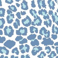 vector blauw luipaard afdrukken patroon dier naadloos. luipaard huid abstract voor afdrukken, snijden, ambachten , stickers, web, omslag, muur stickers, huis versieren en meer.