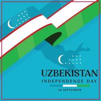 Oezbekistan onafhankelijkheid dag 1e september vector