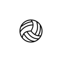 volleybal icoon - vector illustratie, volleybal embleem ontwerp Aan een wit achtergrond. geschikt voor uw ontwerp nodig hebben, logo, illustratie, animatie, enz.