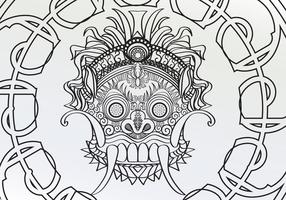 Kleurrijke Adult Barong Page Vector