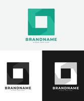 monogram modern logo ontwerp sjabloon vector