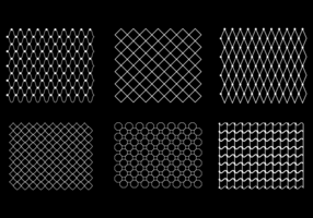 Gratis Fish Net Pattern Vector