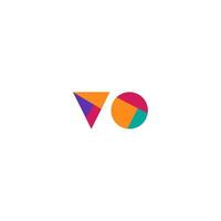 kleurrijk brief logo ontwerp pro vector