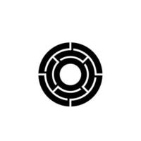 vector ontwerp abstract cirkel logo icoon pro vector