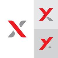 X logo ontwerp en sjabloon. creatief X icoon initialen gebaseerd brieven in vector. vector