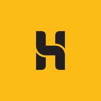 h logo-ontwerp en sjabloon. creatieve h pictogram initialen gebaseerde letters in vector. vector