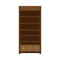 kast vector illustratie rek plank meubilair icoon. wijnoogst elegant oud kast kabinet kast. houten garderobe ontwerp