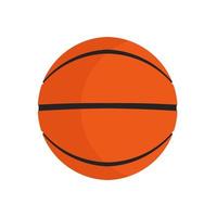 basketbal bal sport vector icoon Speel spel. geïsoleerd cirkel oranje apparatuur. recreatie element item club