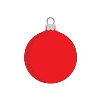Kerstmis bal vector achtergrond decoratie illustratie vakantie. viering ontwerp rood symbool nieuw jaar element icoon