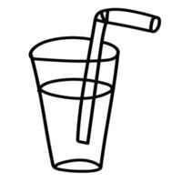 tekening verjaardag partij drinken sticker vector