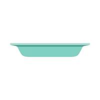 kom ontwerp diner lunch keuken vector pictogram. voedselmenu keramische plaat object
