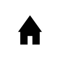 huis icoon. huis symbool illustratie vector naar worden gebruikt in web toepassingen. huis vlak pictogram geïsoleerd. blijven huis.