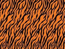 tijger huid dierenprint mode collectie achtergrond dierentuin safari naadloos huisdier patroon achtergrond vector