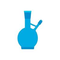 beker straus fles onderwijs teken vector icoon. ontdekking laboratorium ontwikkeling oplossing test glas uitrusting