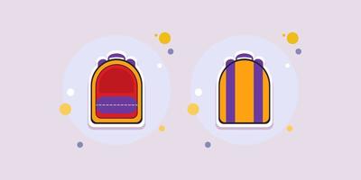 schooltas pictogram vector