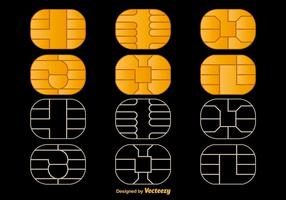 Microchip Vector Pictogrammen