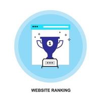 ranglijst icoon voor website vector