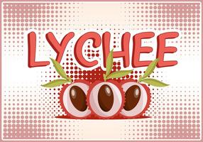 Gratis Vector Lychee Vruchten