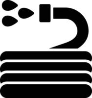 waterslang glyph icoon vector