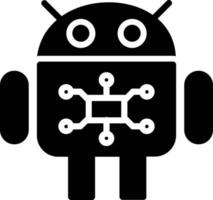 android glyph icoon vector