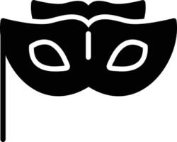 oog masker glyph icoon vector