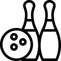 bowling vector illustratie Aan een achtergrond.premium kwaliteit symbolen.vector pictogrammen voor concept en grafisch ontwerp.
