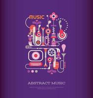 abstract muziek- vector