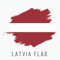 grunge Letland vector vlag