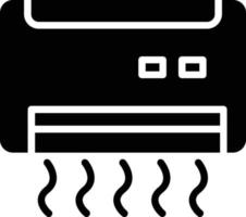 glyph-pictogram voor airconditioning vector