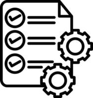 gegevensverwerking pictogram vector