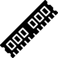ram glyph-pictogram vector
