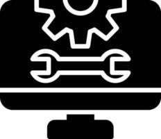 opstelling glyph icoon vector