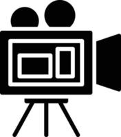 glyph-pictogram videocamera vector