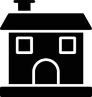 huis glyph icoon vector