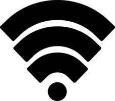 wifi glyph-pictogram vector