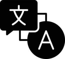 vertaler glyph-pictogram vector