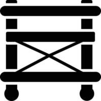 steiger glyph icon vector