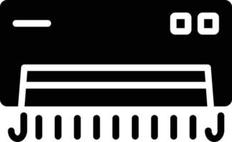 glyph-pictogram voor airconditioning vector