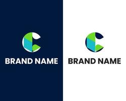 brief c Mark modern logo ontwerp sjabloon vector