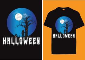 halloween wijnoogst typografie t-shirt ontwerp vector