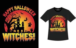 halloween t-shirt ontwerp vector