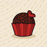 hand- getrokken brigadeiro traditioneel vector