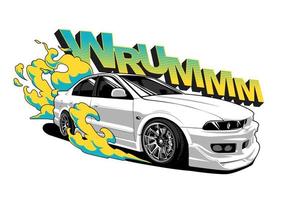 stedelijk racing sticker ontwerp vector