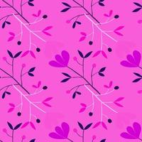 schattig bloemen naadloos patroon. abstract bloemen eindeloos behang. creatieve botanische achtergrond. vector