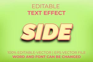 kant tekst effect, gemakkelijk naar Bewerk vector