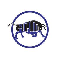 stier tech vector logo ontwerp.