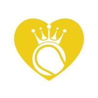 tennis koning vector logo ontwerp.