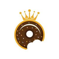 bakkerij koning vector logo ontwerp.